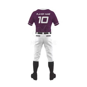 Conjuntos de Uniformes de Béisbol Ligeros 100% Poliéster con Diseño de Cuello en V Transpirable, Ropa Deportiva Cómoda - Venta en Línea, Más Vendidos - Product Image 3