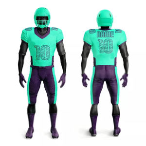 Wholesale 100% Polyester Custom Design Breathable Plus Size Short Sleeves American <b>Football</b> <b>Tops</b> Men's American <b>Football</b> Jersey - Product Image 1