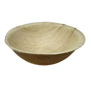 Areca Bols ronds jetables de 4 pouces pour fêtes fabriqués en Inde - Product Image 1