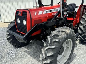 2007 Massey Ferguson 583 Tractor de ruedas agrícolas diésel 80HP con cabina multifuncional 583 70HP usado precio barato - Product Image 4