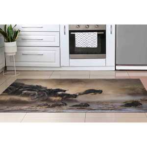 Alfombra de Animales de Safari: Impresa en 3D, Antideslizante, Lavable a Máquina, Alfombra Delgada No Tejida - Product Image 4