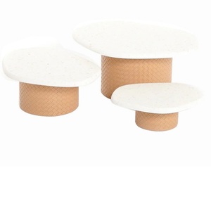 Support de gâteau en marbre de style unique pour la décoration de la vaisselle à la maison Support de service de gâteau Décoration de fête d'anniversaire Serveur de gâteau - Product Image 6