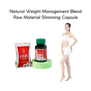 Private Label One-stop OEM Service Natural Weight Management Blend Raw Material Slimming Capsule