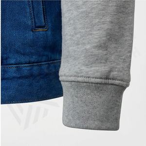 Fashion Customized Color Cropped Denim Jacket Women Custom Logo <b>Long</b> Sleeve Jean <b>Coat</b> Manufacturer Supply Stylish High Quality - Product Image 6