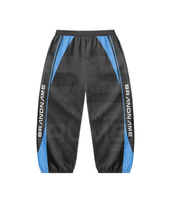 Windbreaker Tracksuit 2 Piece <b>Trouser</b> and Hood Jacket 100% Nylon DTF Logo Reflective Lines Panels Work Windbreaker Tracksuit - Product Image 6