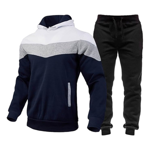 Chándales para hombre, chándal deportivo de 2 piezas con cremallera completa, chándal informal para correr, chándales para hombre, chándal informal de 2 piezas para correr - Product Image 6