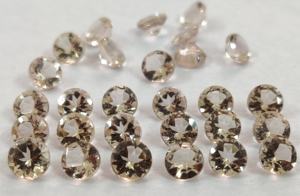 Morganita de color melocotón natural redonda 6mm facetada excelente calidad-morganita suelta - Product Image 3