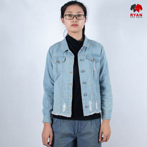 Vestes en jean personnalisées Ryan Pro Gear pour femmes, tissu confortable et respirant avec logo personnalisé - Product Image 4