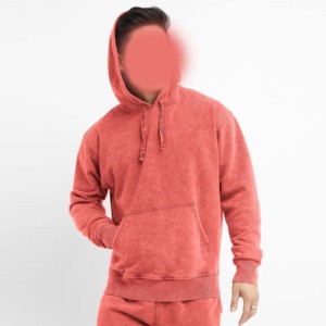 Sudadera con capucha y cremallera para hombre, de peso pesado, con hombros caídos, de forro polar para invierno, con logo personalizado, mezcla de algodón, transpirable y ecológica. - Product Image 6