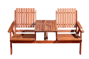 Banc de jardin personnalisé en bois massif de style farmhouse moderne, 2 places, écologique, durable, résistant à l'eau, pour usage extérieur, patio, parc, hôtel - Product Image 6