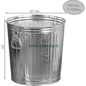 Poubelle plaquée cuivre pour la maison et le salon Poubelle de salle de bain intérieure et extérieure Poubelle de grande taille la plus récente conçue en Inde - Product Image 4