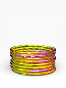 Bracelets en perles de verre multicolores tendance de forme émeraude, style goutte de pluie, pour mariages et festivals, prix de gros - Product Image 2