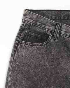 Pantalones cortos de mezclilla lavados con piedra para hombre con logotipo personalizado - Product Image 3