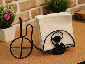 <b>Matte</b> Black Vintage Unique Design Napkin Holder <b>Table</b> Decor Accessory for Kitchen Restaurant Hotel or Office - Product Image 4