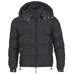 Vestes d'hiver légères à fermeture éclair de haute qualité avec capuche imprimée conception grande taille - Product Image 5