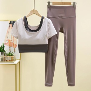 Ensemble de yoga avancé avec taille haute et contrôle abdominal et hanches en forme de pêche-Convient pour la course à pied Yoga/Pilates/Fitness - Product Image 5