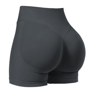 Short de grande taille pour femmes Short d'entraînement taille haute doux et confortable Leggings de levage des fesses pour femmes Leggings serrés au beurre - Product Image 5