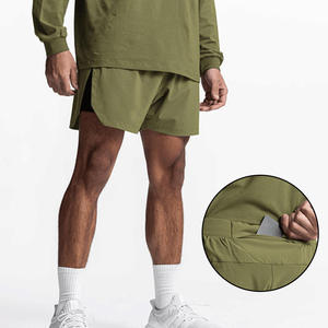 Pantalones cortos de botín para hombre de alta calidad Pantalones cortos de entrenamiento de respiración para gimnasio Pantalones cortos de botín Sexy de poliéster de alta calidad al por mayor pantalones cortos de botín para hombre - Product Image 2