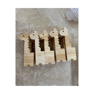 Juguete de equilibrio de animales de madera pequeños de Venta caliente para niños: promueve el aprendizaje temprano con apilamiento educativo de madera - Product Image 1