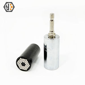 Kit d'outils de clé à douille universelle magique chromée avec emballage personnalisé individuel - Product Image 2