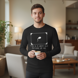 Maglietta a Maniche Lunghe con Stampa di Immagini Vintage e Humor per Adulti, Personalizzabile, Abbigliamento Promozionale per Adulti - Product Image 3