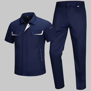 Ropa de trabajo de verano de talla grande, uniformes de taller duraderos transpirables, monos para trabajadores, ropa de trabajo de fábrica, logotipo personalizado - Product Image 1