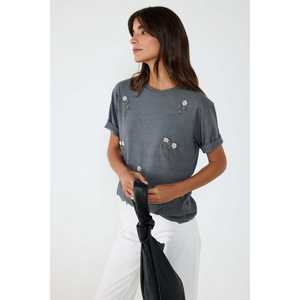 Camiseta de cuello redondo y corte relajado - Product Image 4