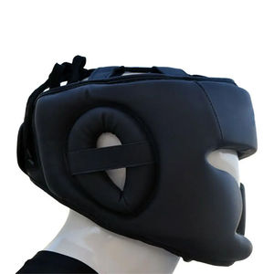 Protection de tête de boxe de haute qualité, style tendance, unisexe, protection intégrale du visage, en PU imperméable, design modulaire, incassable, détachable - Product Image 2