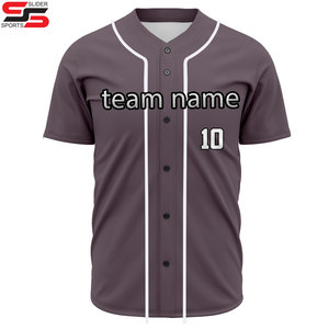 Sweat-shirt de baseball avec impression par sublimation thermique, maille respirante, broderie personnalisée, maillot de baseball personnalisé - Product Image 3
