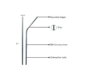 Pailles en cuivre massif droites, pailles à boire en cuivre réutilisables, paille en métal cuivre uni, paille à boire en cuivre pour bar - Product Image 6
