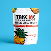 Sachets refermables personnalisés en PE pour aliments pour bébés, chewing-gums, snacks et fruits lyophilisés