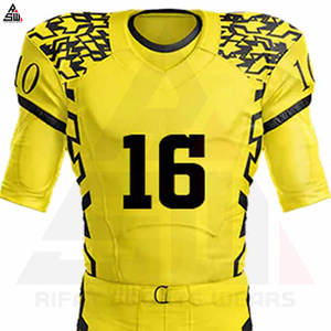 Uniformes de football américain personnalisés de haute qualité, sublimés, avec nom d'équipe inclus, kits d'entraînement en gros - Product Image 4