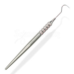 เครื่องมือทันตกรรมสแตนเลสปลายแหลมคู่สำหรับการตรวจหาฟันผุและคราบจุลินทรีย์ในฟัน - Product Image 3