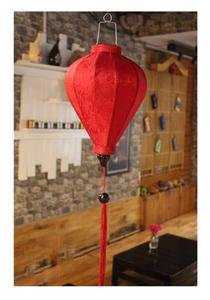 Linterna de seda colgante tradicional para exteriores para decoración del hogar/restaurante farolillos de seda de flores de estilo vietnamita de Vietnam - Product Image 4