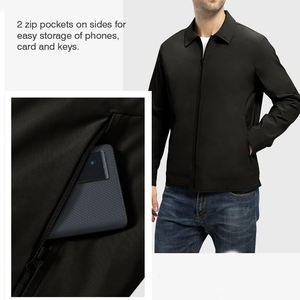 Chaqueta Cortavientos Impermeable y Transpirable Personalizada al por Mayor para Hombre con Cremallera, Estilo Clásico y Moderno para Uso en Exteriores - Product Image 5