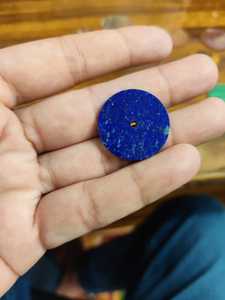 Malaquita Verde Natural, Esfera Plana de 40 mm, Piedra Preciosa Suelta de Excelente Calidad para la Fabricación de Joyas y Accesorios de Relojería, Perforación Gratuita, Gemas K - Product Image 2