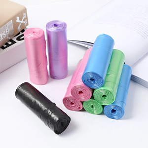 PRECIO DE FÁBRICA, bolsa de basura desechable de plástico colorido personalizada, resistente, en rollo, bolsas de basura reciclables para Cocina - Product Image 6