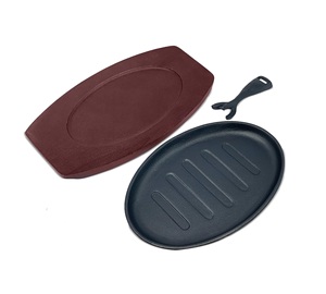 Plato de hierro puro para comida, utensilios de cocina para restaurante más vendidos, vajilla de calidad Premium para comedor en casa y servicio de comida - Product Image 4
