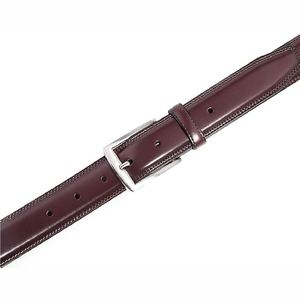 Ceintures en cuir pour hommes de qualité supérieure, logo personnalisé, couleur unie, cuir de vache de haute qualité, boucle en alliage, faible MOQ, tendance, élégante, largeur de 3,5 cm - Product Image 6