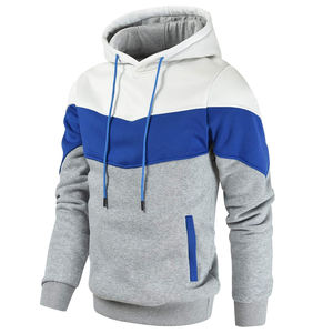 Sweat-shirt pour homme personnalisé OEM, délavé à l'acide et déchiré, ourlet brut, 100% coton, motif uni, surdimensionné, style hip-hop, sweat-shirt basique - Product Image 3