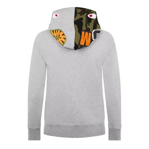 Sweat-shirt à capuche noir à logo personnalisé, coupe classique, meilleure qualité, polaire d'hiver, pour homme adulte, polyester/coton respirant - Product Image 2