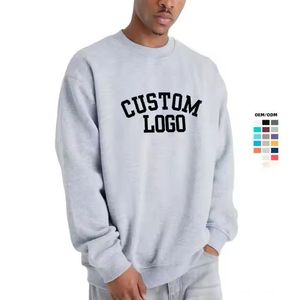 Sweat-shirt d'automne en coton lourd 100% coton, style streetwear, crocheté, haute qualité, coupe classique, doublé, personnalisable - Product Image 1