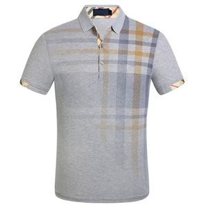 Polos de alta calidad para hombre para verano, camisas de negocios formales de punto bordadas de manga corta a la moda, teñido liso - Product Image 5
