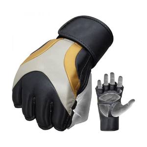 Gant personnalisé MMA de qualité supérieure en cuir pur de haute qualité pour les compétitions d'entraînement d'arts martiaux et de boxe en vente - Product Image 3