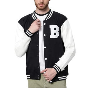2025 New Wholesale Custom Streetwear Wholesale Custom <b>Denim</b> <b>Jackets</b> Letterman Plus Size Winter Men's Varsity snow <b>jacket</b> - Product Image 1