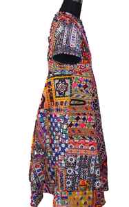 Afghani Vintage Banjara Dress With Hand Embroidery on It Bohemian Unique Dress - Product Image 2