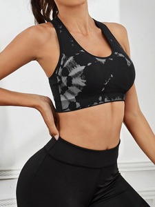 2024 femmes Active Yoga Fitness Crop soutien-gorge de sport sans couture et respirant vêtements de gymnastique pour la conception dos nu d'entraînement - Product Image 2