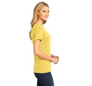 เสื้อยืดสีพื้นแบบสบายๆ สำหรับผู้ใหญ่ ดีไซน์ใหม่ ผ้าโพลีเอสเตอร์/คอตตอน ระบายอากาศ แห้งเร็ว ใส่ได้ทั้งชายและหญิง - Product Image 3