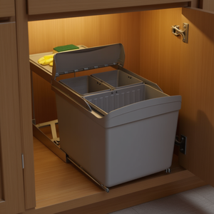 Contenedor de clasificación de residuos integrado Art. Contenedor de Basura Oculto Icote CH 517 para una Eliminación Conveniente - Product Image 3