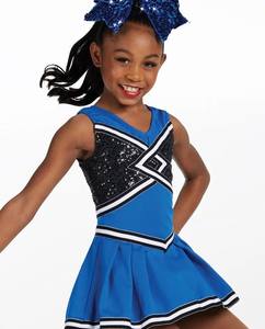New Arrival Custom Cheerleading Costume Set <b>Top</b> Skirt <b>Women</b> Cheer Outfit OEM ODM Sportswear Factory Manufacturer Bulk Wholesale - Product Image 2